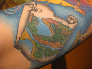 Illustration for article titled An Enormous, Amazing Monkey Island Tattoo